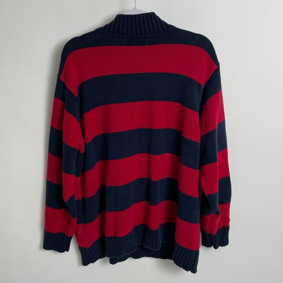 Ralph Lauren Striped Half Zip Sweater - Picture 3 of 3